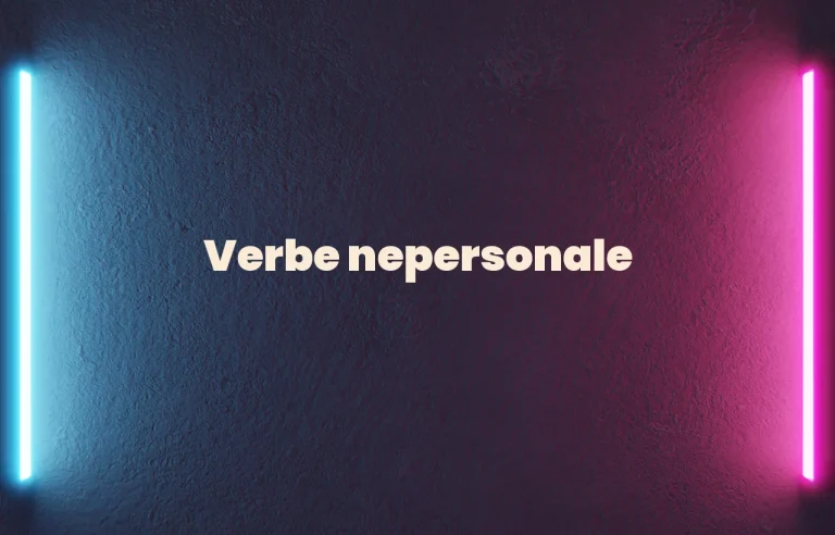 verbe nepersonale