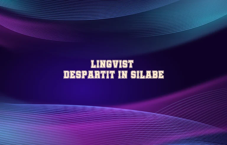 lingvist despartit in silabe