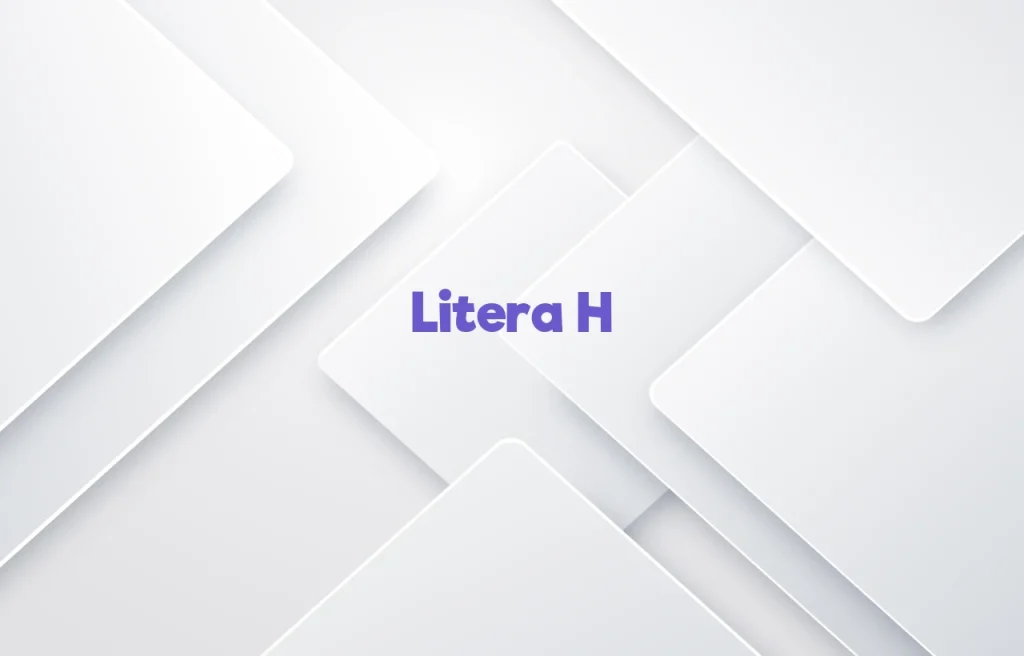 litera h