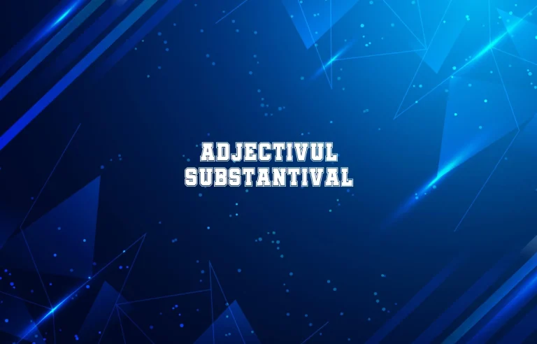 adjectiv substantival