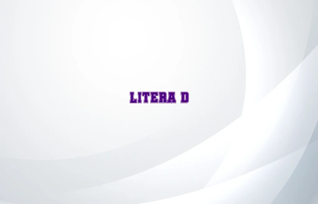 litera d