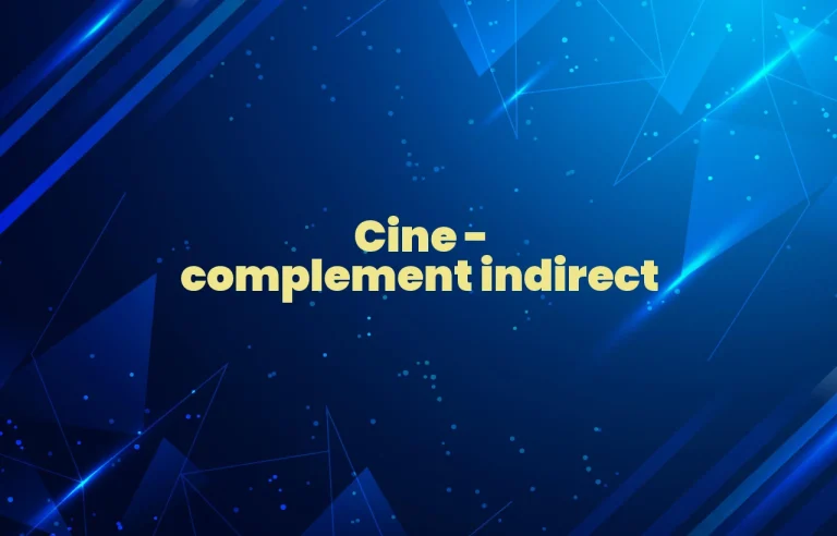 cine complement indirect