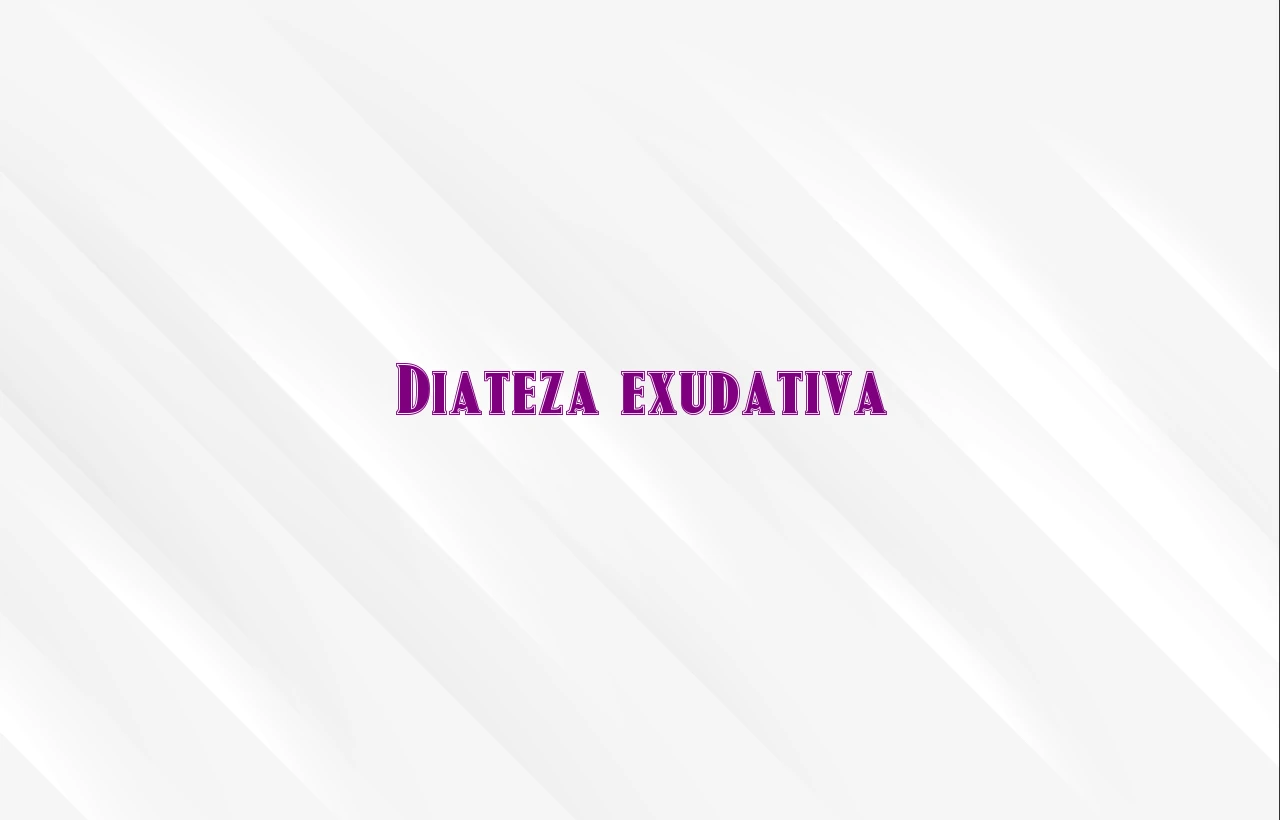 diateza exudativa