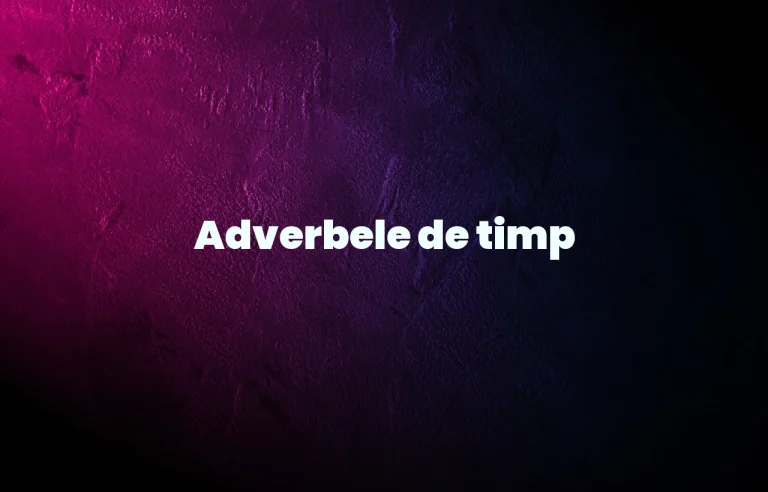 adverbe de timp