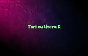 tari cu litera r