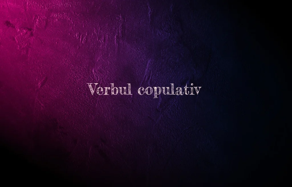 verbul copulativ