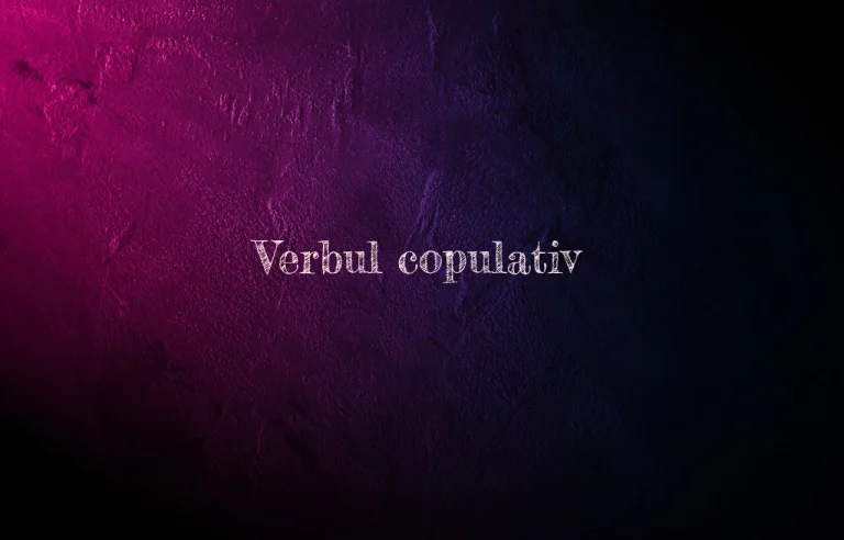 verbul copulativ