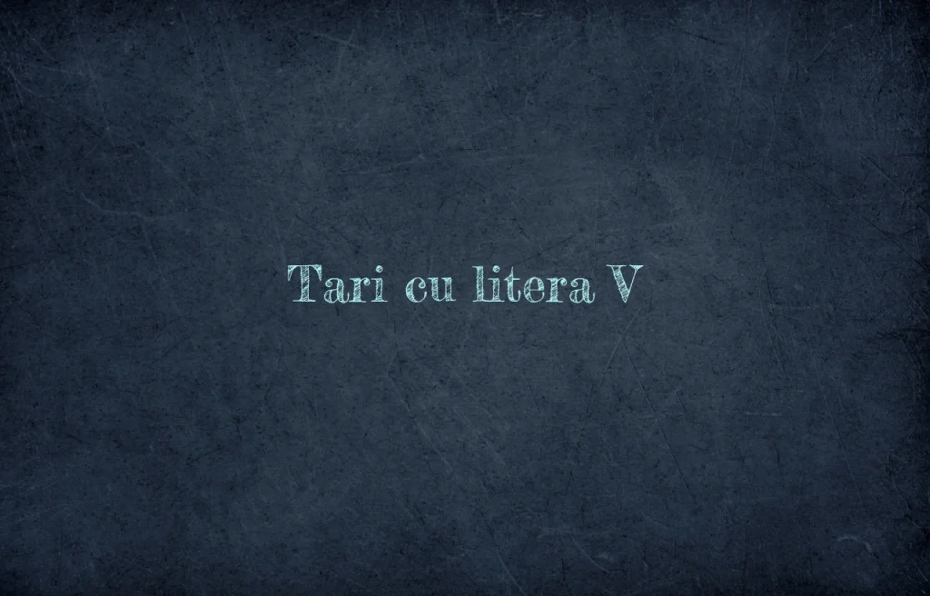 tari cu litera v