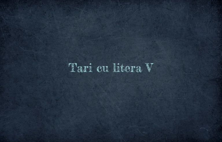 tari cu litera v