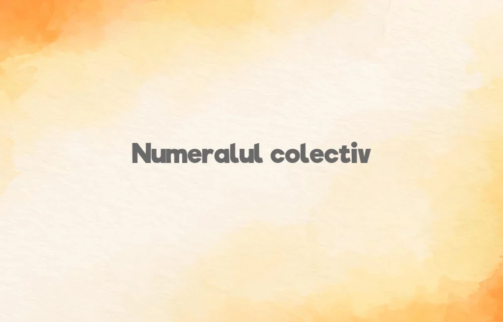 numeral colectiv