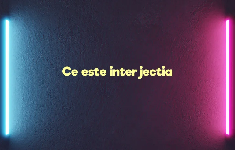 ce este interjectia