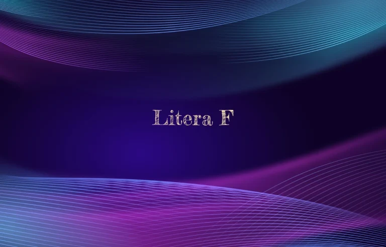 litera f