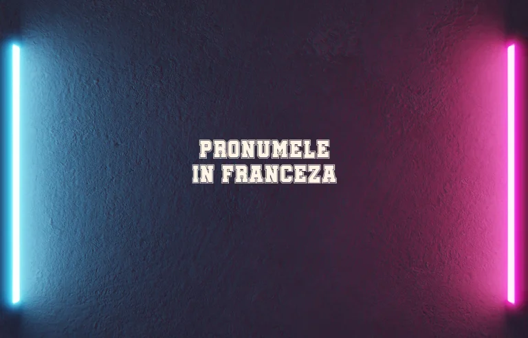 pronumele in franceza